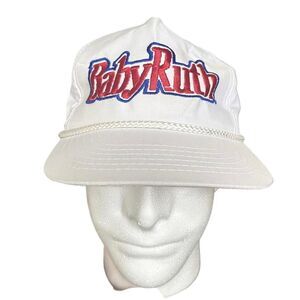 Vintage 80’s Baby Ruth Candy Bars Embroidered SnapBack Rope Hat
